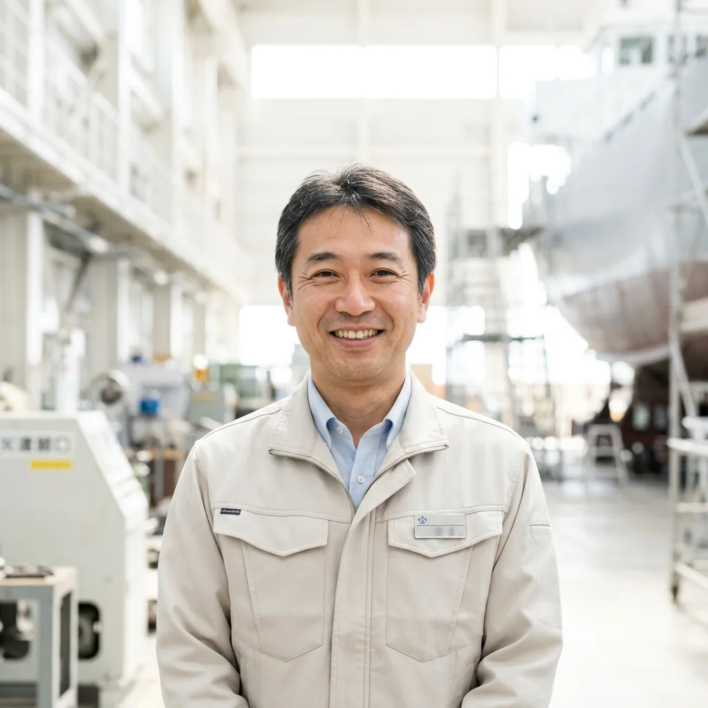 受け入れ企業担当者の顔写真